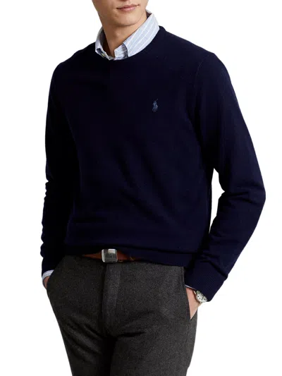 POLO RALPH LAUREN ROUND COLLAR LONG SLEEVE SWEATER