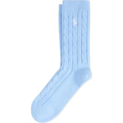 POLO RALPH LAUREN POLO RALPH LAUREN SEASONLESS CABLE CREW SOCKS