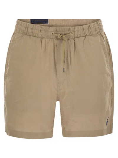 POLO RALPH LAUREN SHORT PREPSTER LINEN POLO 15.2 CM