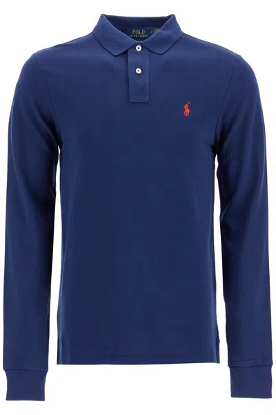 POLO RALPH LAUREN SLIM FIT LONG SLEEVE POLO SHIRT