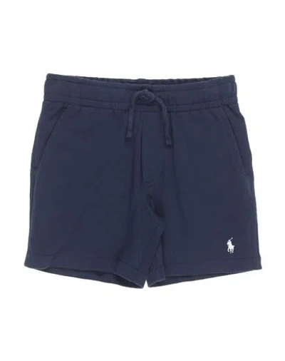 POLO RALPH LAUREN POLO RALPH LAUREN SPA TERRY SHORT TODDLER BOY SHORTS & BERMUDA SHORTS MIDNIGHT BLUE SIZE 4 COTTON