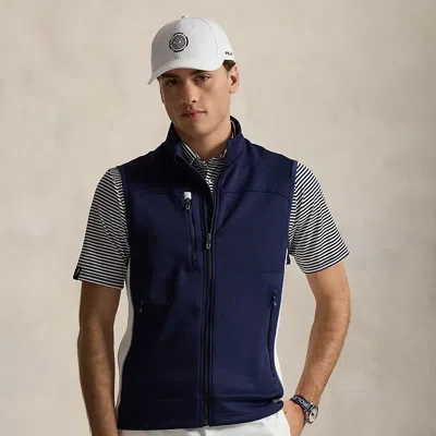 POLO RALPH LAUREN RALPH LAUREN STRETCH DOUBLE-KNIT FULL-ZIP VEST