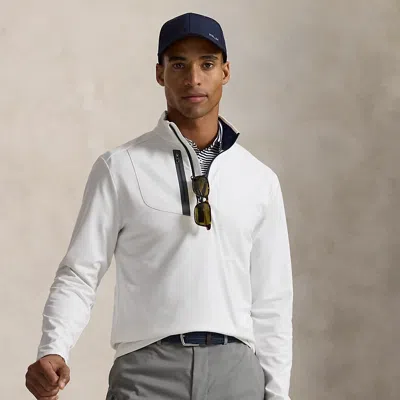 POLO RALPH LAUREN RALPH LAUREN STRETCH JERSEY QUARTER-ZIP PULLOVER