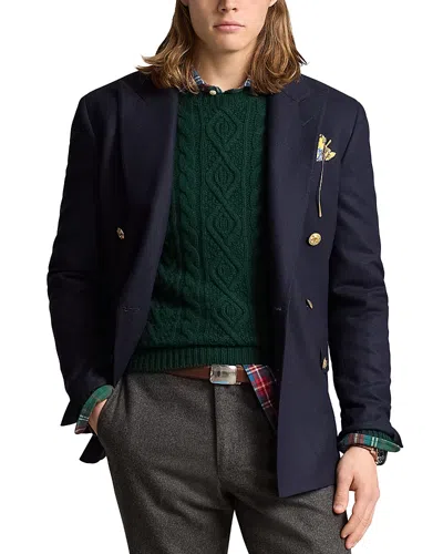 POLO RALPH LAUREN TAILORED WOOL FLANNEL BLAZER