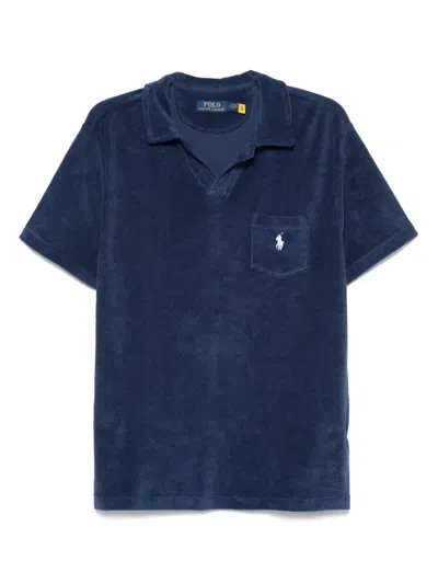 POLO RALPH LAUREN TERRY-CLOTH T-SHIRT