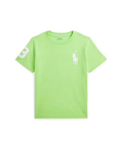POLO RALPH LAUREN TODDLER AND LITTLE BOYS BIG PONY COTTON JERSEY T-SHIRT