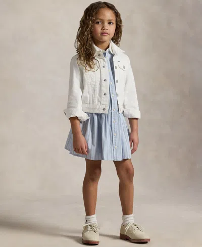 POLO RALPH LAUREN TODDLER AND LITTLE GIRLS DENIM TRUCKER JACKET