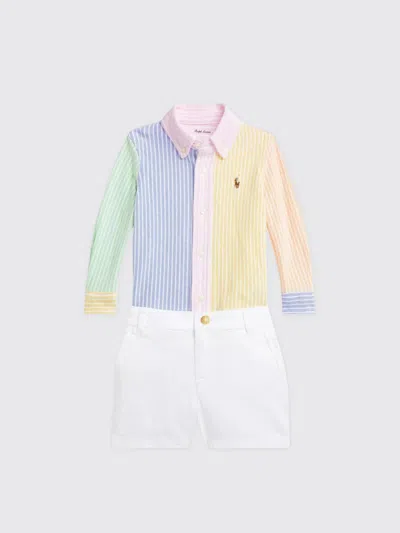 POLO RALPH LAUREN TRACKSUIT POLO RALPH LAUREN KIDS COLOR YELLOW