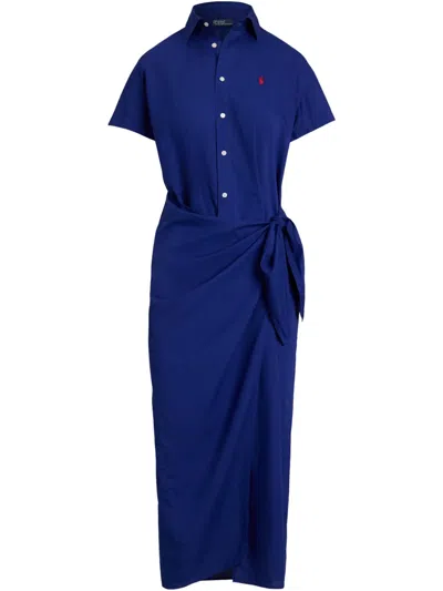 POLO RALPH LAUREN TWILL SHIRTDRESS