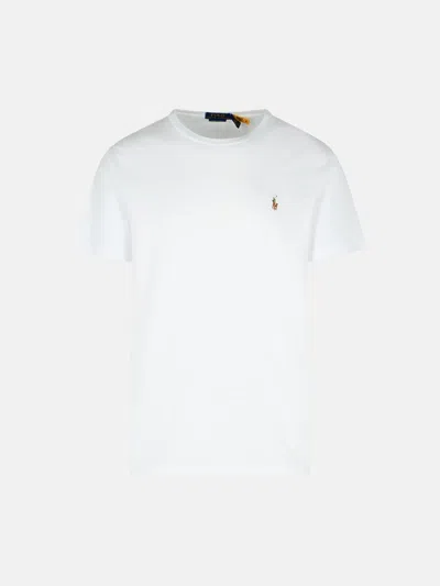 POLO RALPH LAUREN WHITE COTTON T-SHIRT