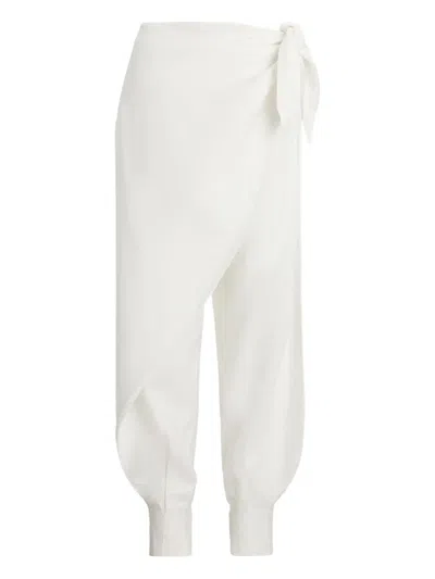 POLO RALPH LAUREN WRAP-EFFECT TROUSERS