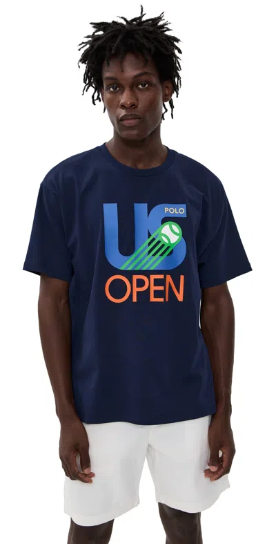 POLO RALPH LAUREN X US OPEN TEE REFINED NAVY