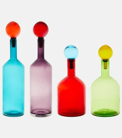POLSPOTTEN BUBBLES & BOTTLES SET OF 4