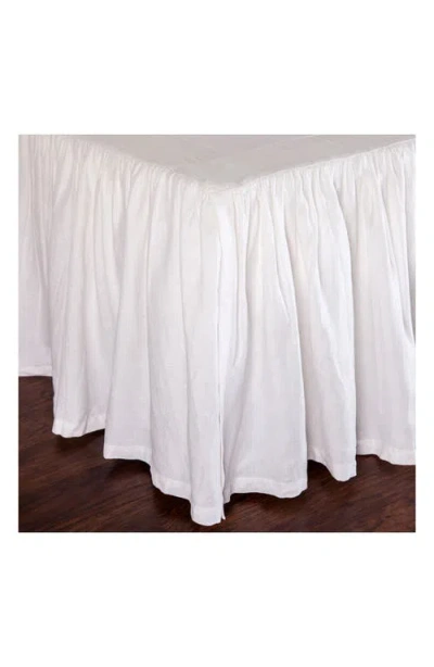 POM POM AT HOME POM POM AT HOME GATHERED LINEN BEDSKIRT