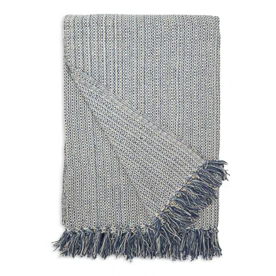 POM POM AT HOME JULIAN HANDWOVEN COTTON OVERSIZED THROW BLANKET