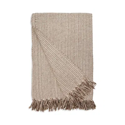POM POM AT HOME JULIAN HANDWOVEN COTTON OVERSIZED THROW BLANKET
