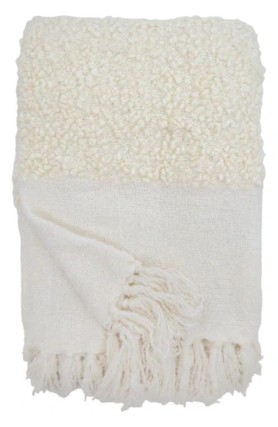 POM POM AT HOME POM POM AT HOME MURPHY OVERSIZE BOUCLÉ THROW BLANKET