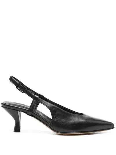 POMME D'OR 55MM LEATHER SLINGBACK PUMPS