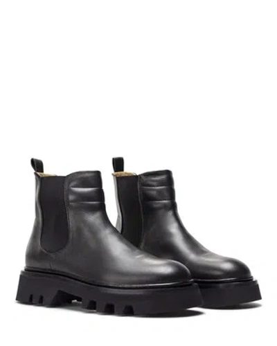 POMME D'OR DAMEN SCHUHE STIEFELETTEN POMME D'OR 2881A SETA NERO ECHTES LEDER SCHWARZ