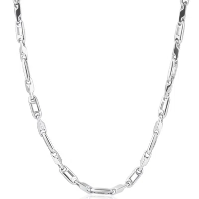 POMPEII3 MEN'S 14K GOLD (63GRAM) OR PLATINUM (118GRAM) 5.5MM LINK CHAIN NECKLACE 22"