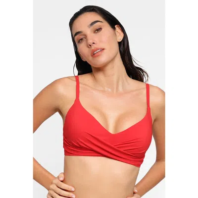 POPILUSH POPILUSH SHAPEWEAR BUST-ENHANCING DRAPED BIKINI TOP
