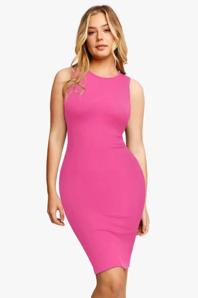 POPILUSH POPILUSH SHAPEWEAR MODAL TUMMY CONTROL MIDI DRESS