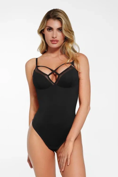 POPILUSH POPILUSH SHAPEWEAR SHEER MESH SLEEVELESS