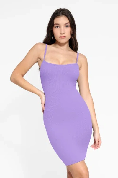 POPILUSH POPILUSH SHAPEWEAR SOLID MODAL BUTT LIFT MINI SLIP DRESS