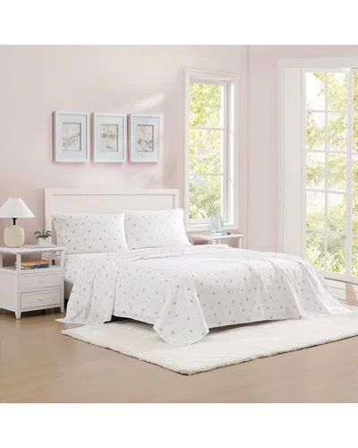 POPPY & FRITZ POPPY & FRITZ 200 THREAD COUNT SWEET HEART COTTON PERCALE SHEET SET