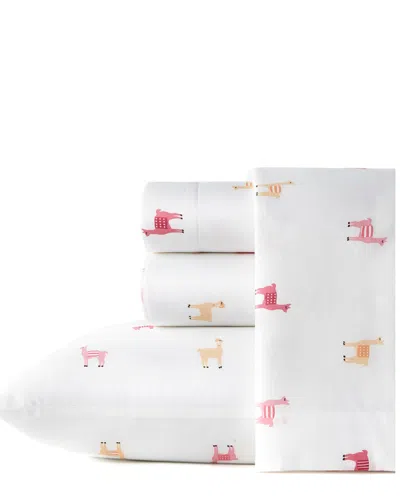 POPPY & FRITZ POPPY & FRITZ MISS LLAMA PINK SHEET SET