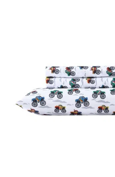 POPPY & FRITZ POPPY AND FRITZ TRUCKS 4-PIECE SHEET SET