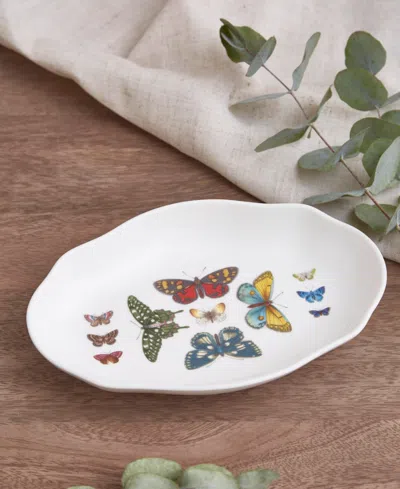 PORTMEIRION BOTANIC GARDEN HARMONY PICKLE DISH SET OF 2