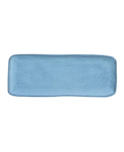 PORTO BRASIL 12.99" STONEWARE MEDIUM RECTANGULAR PLATTERS, SET OF 4