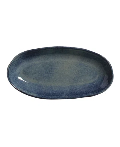 PORTO BRASIL STONEWARE LARGE DEEP OVAL PLATTERS, SET OF 4