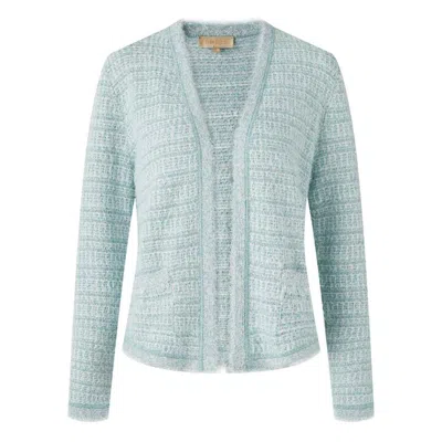 PORTS 1961 PORTS 宝姿女装春季薄荷绿流苏针织开衫LM8K025MXX002