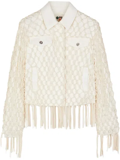 PORTS 1961 WEAVING INSPRIED DENIM JACKET