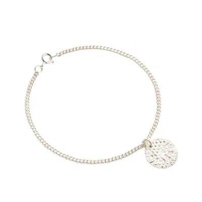 POSH TOTTY DESIGNS WOMEN'S STERLING SILVER SAND DOLLAR CHARM BRACELET
