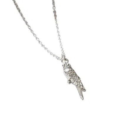 POSH TOTTY DESIGNS WOMEN'S STERLING SILVER SOULMATE PARROT CHARM NECKLACE