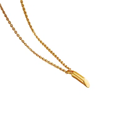 POSH TOTTY DESIGNS WOMEN'S YELLOW GOLD PLATED MINI FLOW BAR NECKLACE