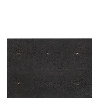 POSH TRADING COMPANY FAUX SHAGREEN GRAND PLACEMAT