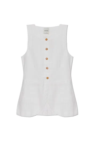 POSSE POSSE TAILORED BUTTON-FRONT JACKET