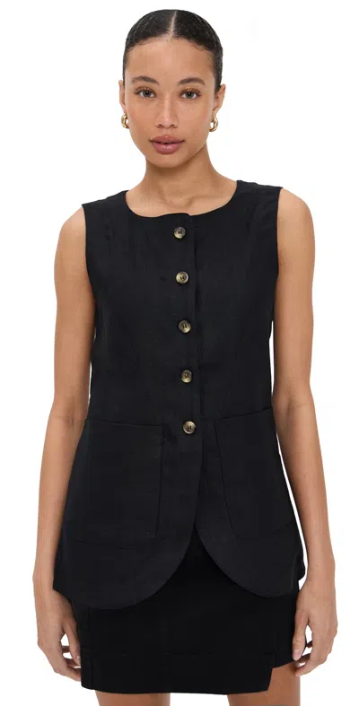 POSSE EMMA VEST BLACK
