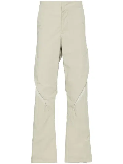 POST ARCHIVE FACTION CUT-OUT DETAIL STRAIGHT-LEG TROUSERS
