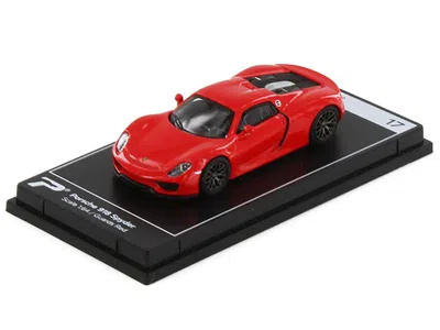 POSTERCARS PORSCHE 918 SPYDER GUARDS RED "HYPERCAR LEAGUE COLLECTION" 1/64 DIECAST MODEL CAR BY POSTERCARS