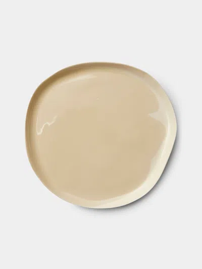 POTTERY & POETRY HAND-GLAZED PORCELAIN DINNER PLATES - 11IN/28CM (SET OF 4)
