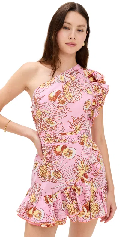 POUPETTE ST BARTH CORINNE MINI DRESS PINK KARIBIA