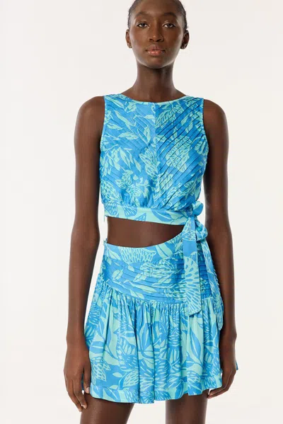 POUPETTE ST BARTH MINI DRESS CELESTE