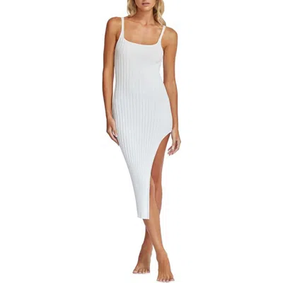 PQ SWIM PQ SWIM PIPER RIB SLIT COVER-UP DRESS