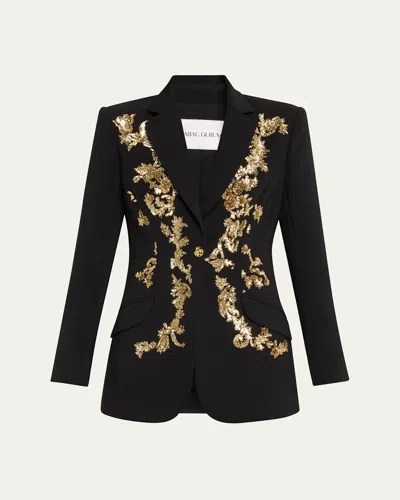 PRABAL GURUNG ONE-BUTTON EMBELLISHED BLAZER