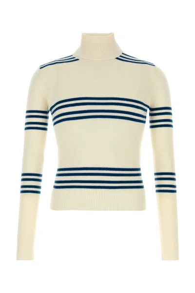PRADA PRADA EMBROIDERED WOOL SWEATER